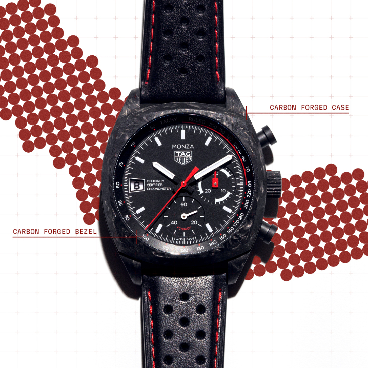 TAG HEUER - MONACO - CR5092.FC8372 - 重燃五十載競速血脈｜TAG HEUER Monza Flyback Chronograph周年限定款