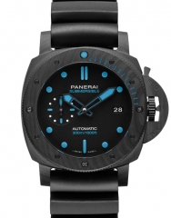 PANERAI 沛納海 SUBMERSIBLE Submersible Carbotech碳纖維專業潛水腕錶