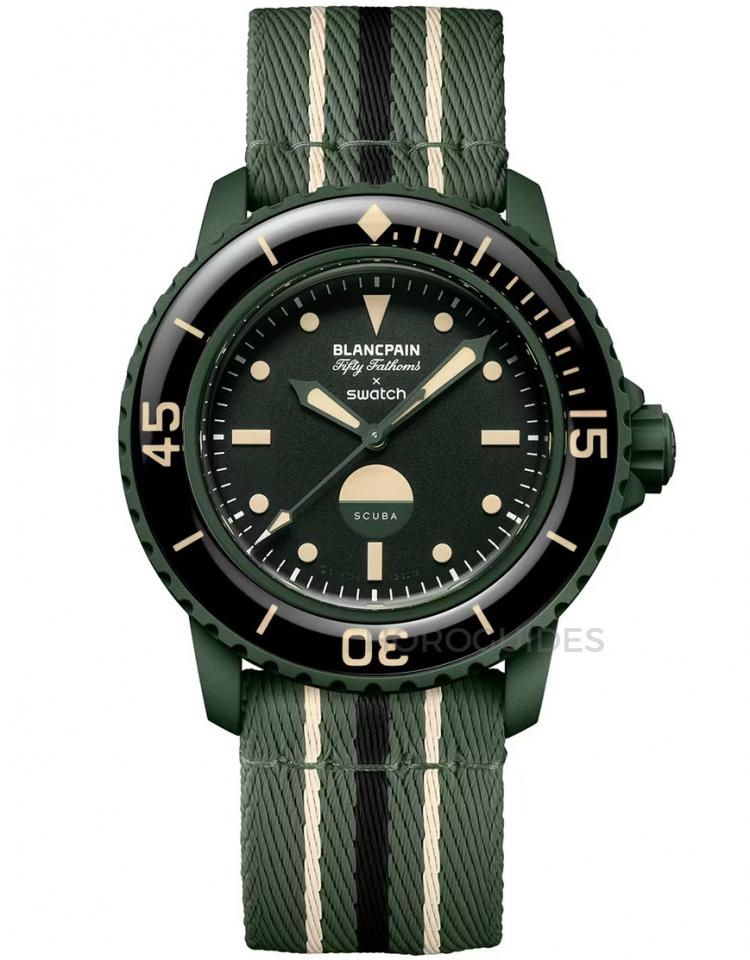 SWATCH 斯沃琪 - Blancpain X Swatch系列 - SO35G100