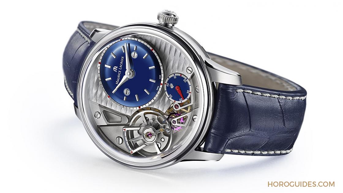 MAURICE LACROIX - MASTERPIECE - MP6118-SS001-434-1 - 藍面「引力」 MAURICE LACROIX Gravity Blue