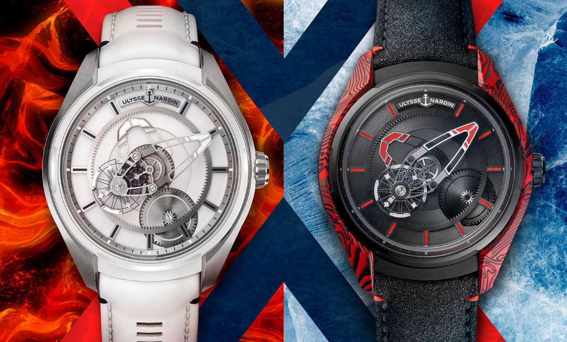 ULYSSE NARDIN - FREAK - 2303-270/MAGMA-BQ - 冰火交鋒 釋放躁動天性|雅典錶Freak X岩漿腕錶、冰川腕錶
