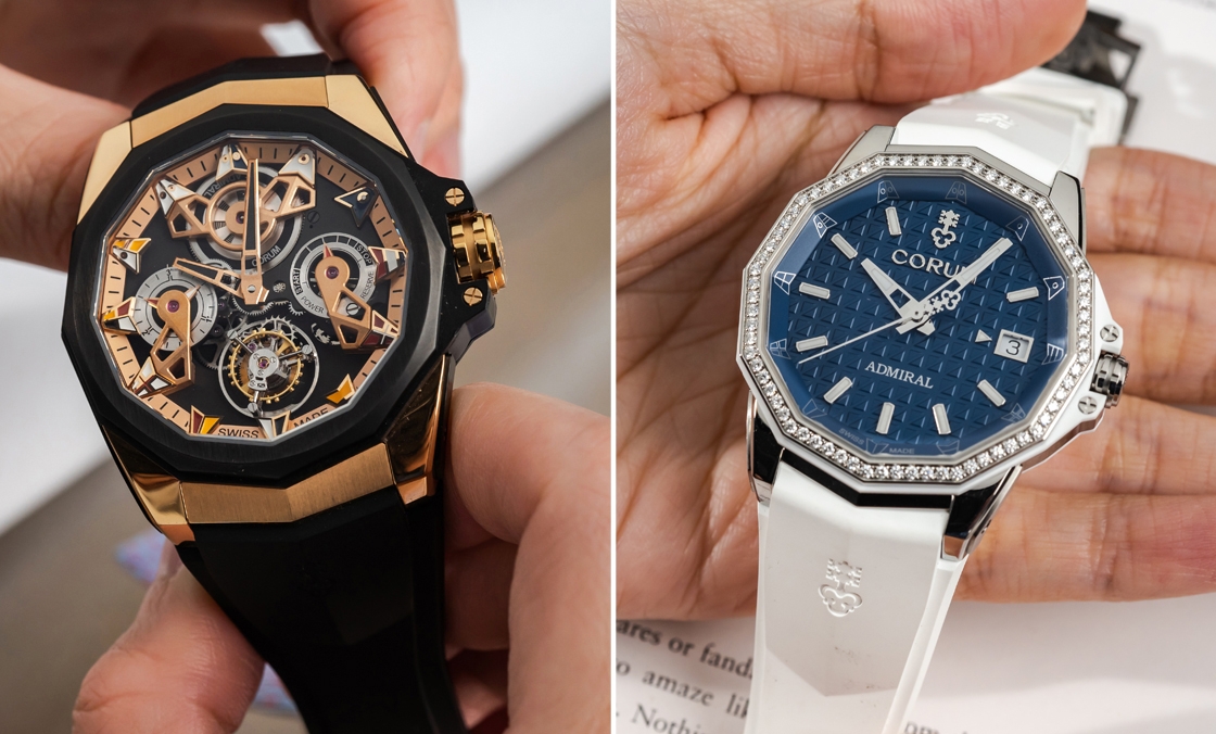 CORUM - ADMIRAL - A298/04127 - 海洋風格領航之選|Corum海軍上將AC-One 45鏤空陀飛輪與AC-One 38女仕鑽錶