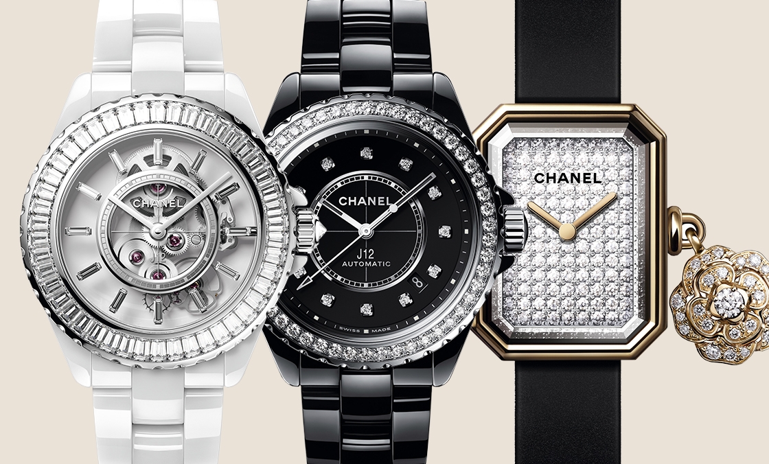 CHANEL - PREMIÈRE - H6362 - 經典,再進化|J12 Caliber 3.1白色腕錶、J12鑲鑽腕錶&Premiére Extrait de Camélia腕錶