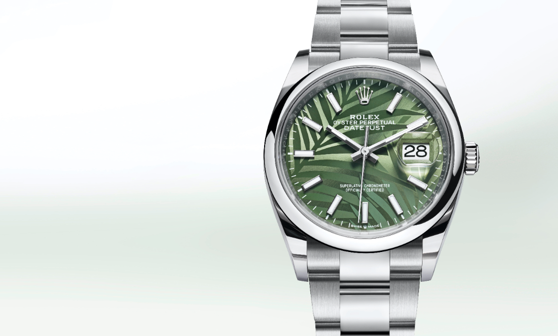 ROLEX - DATEJUST - 126234-0047 - 熱帶風情上場！ROLEX Datejust 36棕櫚葉面盤