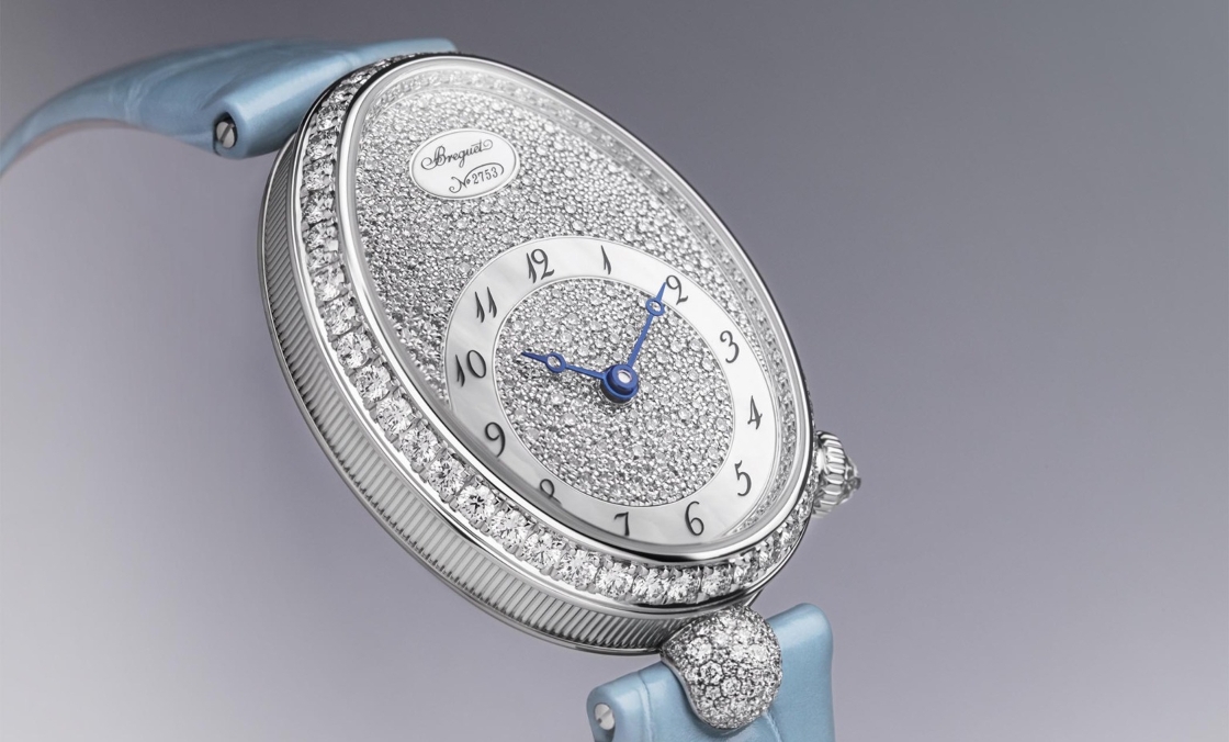 BREGUET - REINE DE NAPLES - 8938BB/8D/964 DD0D - 璀璨絕美！以雪花鑲嵌入作｜Breguet Reine de Naples 8938仕女鑽錶 