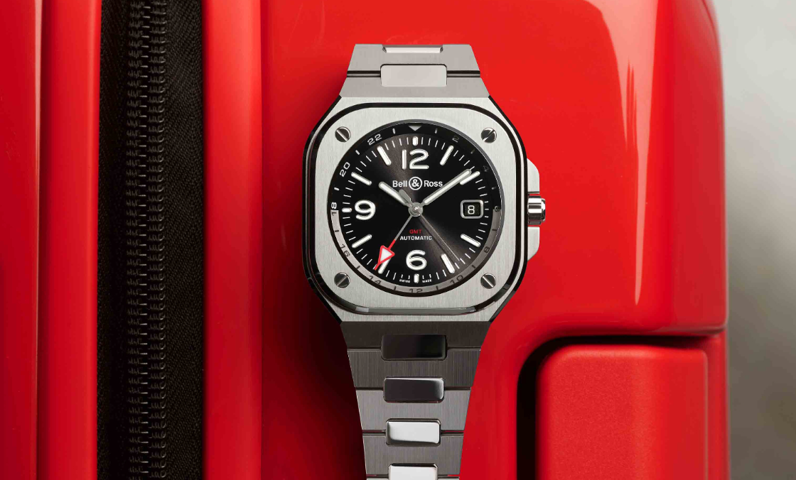 BELL & ROSS - INSTRUMENTS - BR05G-BL-ST/SST - 都會菁英的理想旅伴|BELL & ROSS BR 05 GMT