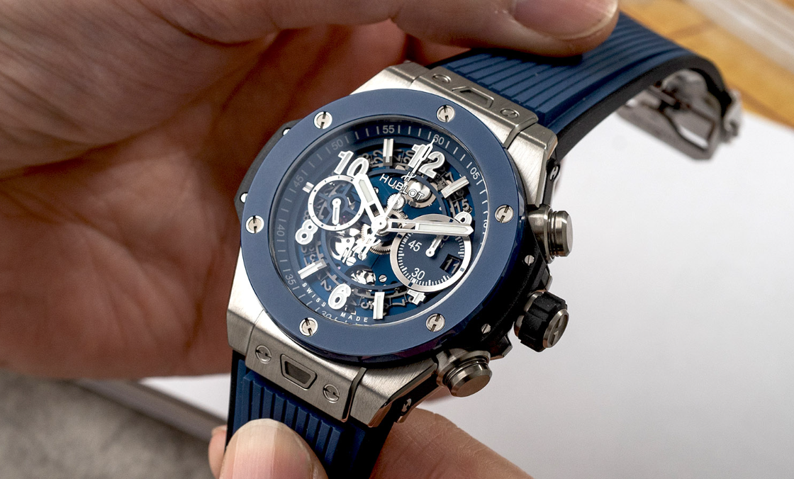 HUBLOT - BIG BANG - 441.NL.5171.RX - 新世代藍調混搭風,手腕上最有型的一款|HUBLOT Big Bang Unico計時碼錶