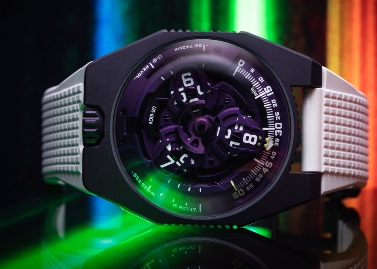 遊走在懷舊與科幻之間的味道,URWERK UR-100V UltraViolet紫光奇俠