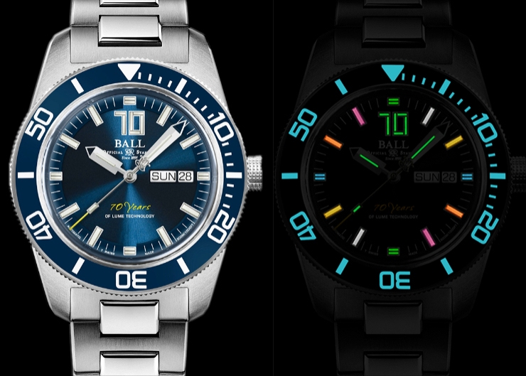 BALL Watch Skindiver Heritage AvantGlow 70 Year 照亮黑暗70年