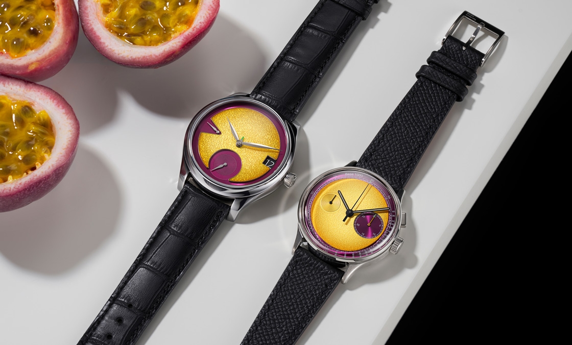 H. MOSER & CIE - ENDEAVOUR - 1800-1200 - 當有趣的靈魂,遇到有趣的靈魂,不如來一對以百香果為靈感的錶|H. Moser & Cie. X Studio Underd0g百香果限量套組