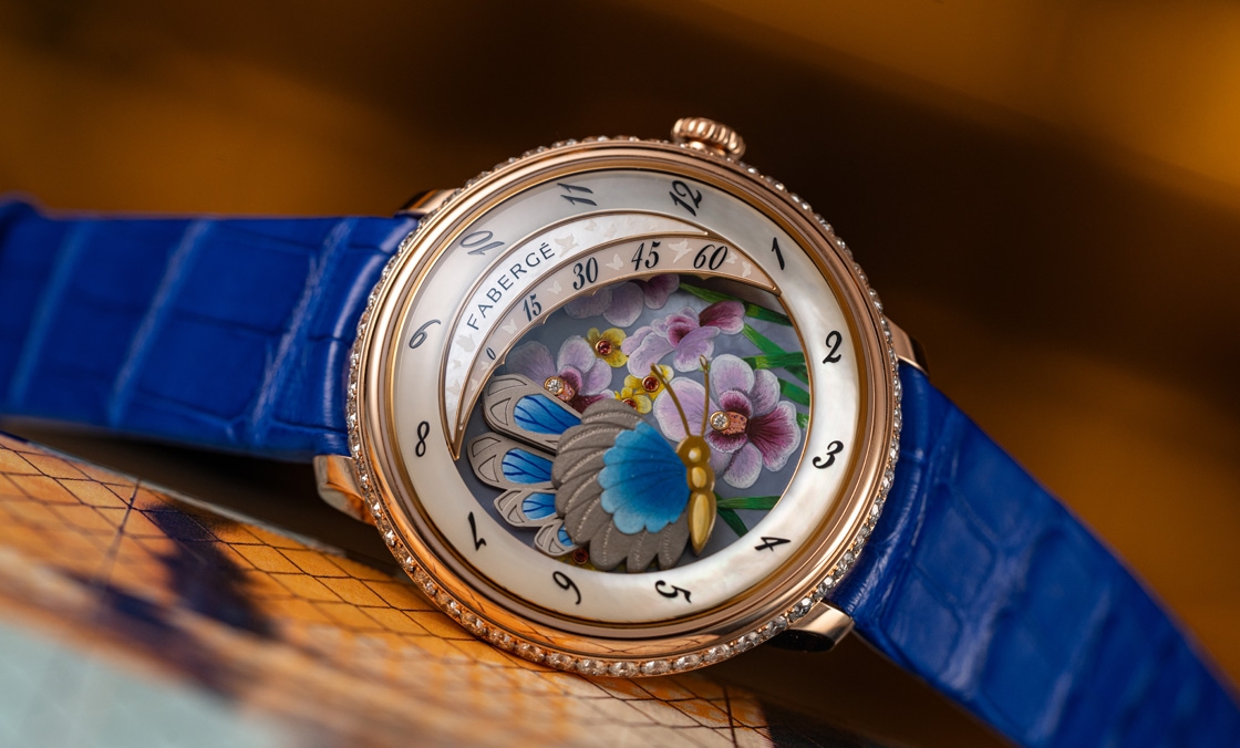 FABERGÉ - COMPLIQUÉE - (Compliquée Butterfly Gardenia Platinum Jubilee Edition) - 蝶翼開展了,時間經過了|Fabergé × SHH Compliquée Platinum Jubilee Edition腕錶