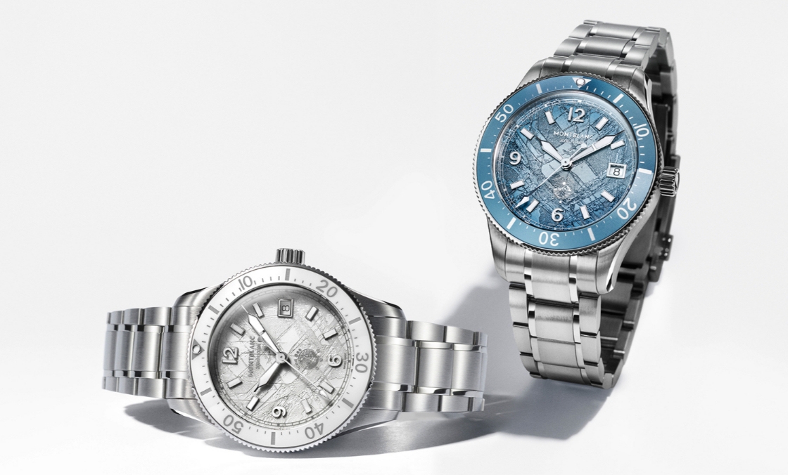 MONTBLANC - 1858 - 134022 - 冰川美學再進化!MONTBLANC Iced Sea 38mm潛水錶登場