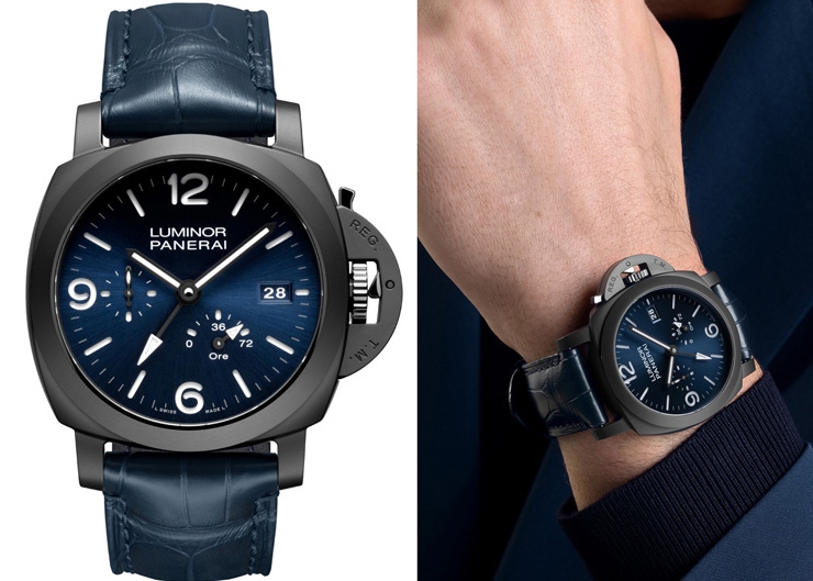 Panerai Luminor 兩地時間陶瓷腕錶PAM01574於米蘭國際家具展初亮相