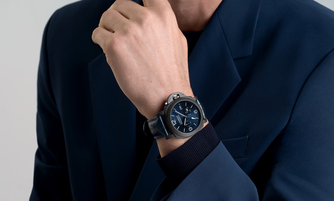 PANERAI - LUMINOR - PAM01574 - Panerai Luminor 兩地時間陶瓷腕錶PAM01574於米蘭國際家具展初亮相