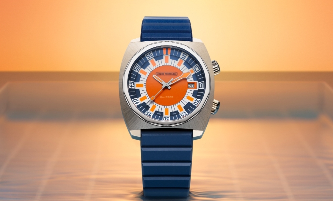 GIRARD-PERREGAUX - DEEP DIVER - 39500-21-3266-6CX - GP攜手Bamford演繹復古潛水風格,全新Deep Diver限量上市