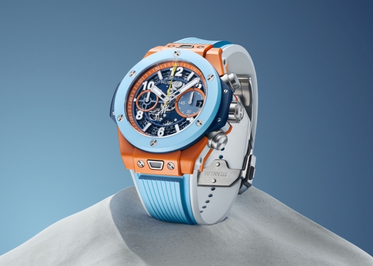 夏日強勢登場:HUBLOT Big Bang Unico Summer 2025 雙彩陶瓷腕錶限量亮相