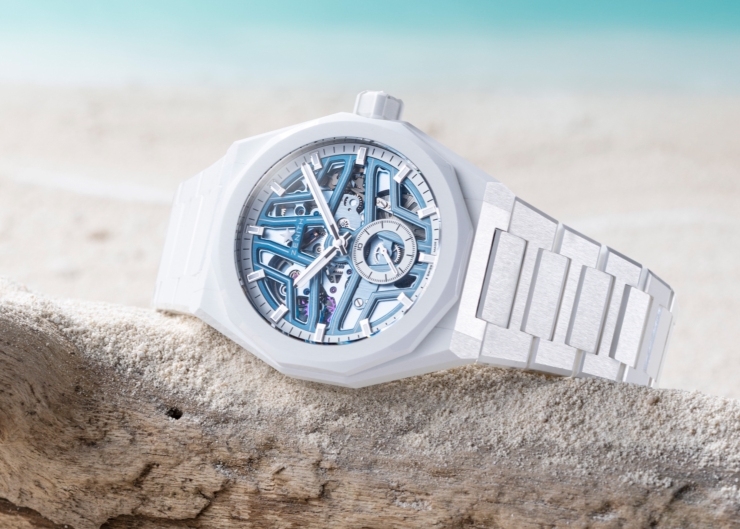 藍天白沙,馭浪再行|ZENITH攜手Time+Tide推出Defy Skyline Skeleton White Surfer Ceramic