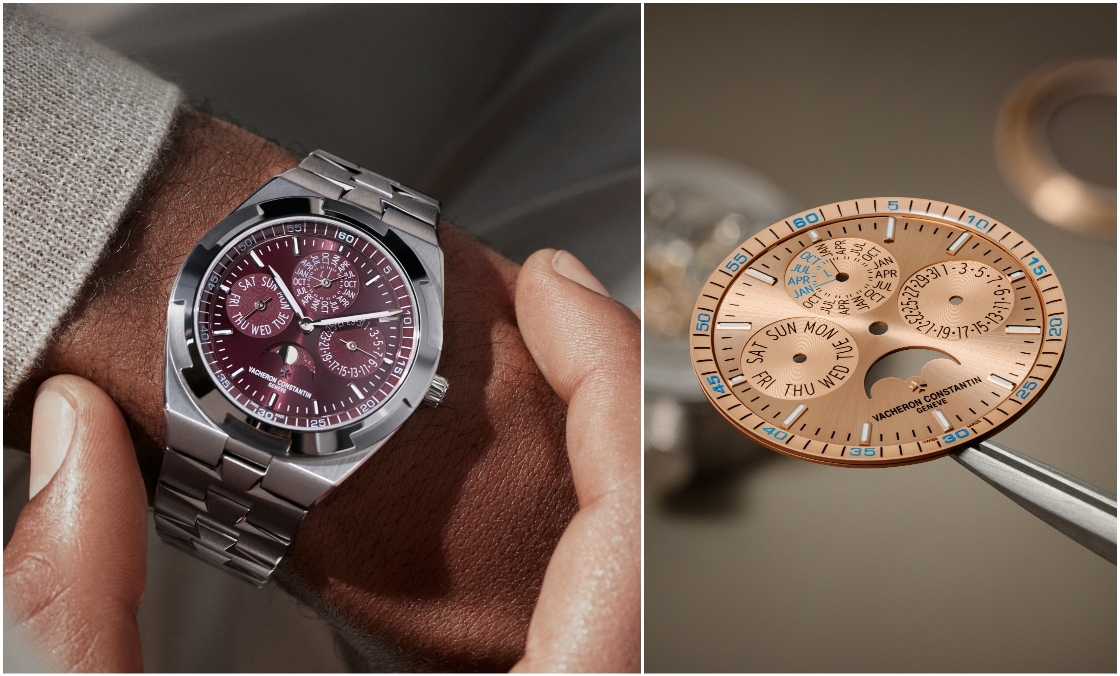 VACHERON CONSTANTIN - OVERSEAS - 4300V/220G-H151 - 驚喜新色雙雙上陣!江詩丹頓Overseas超薄萬年曆推出全粉紅金款及白金勃艮第紅面新款