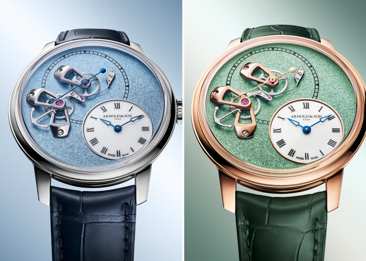 Arnold & Son DSTB 42 全新演繹:薄荷綠與雅詩閣藍限量登場