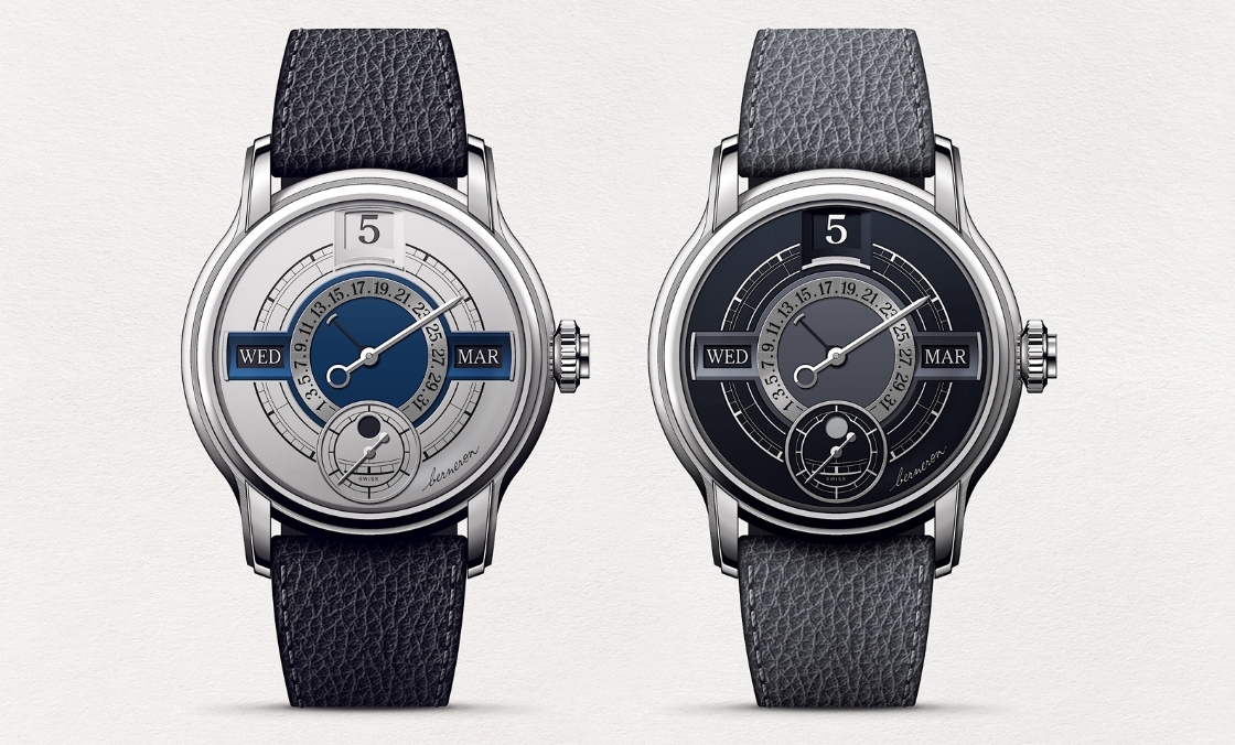 BERNERON - QUANTIEME - Quantieme Annuel silver - 從 Mirage 到年曆:獨立製錶新秀Berneron 的突破新作