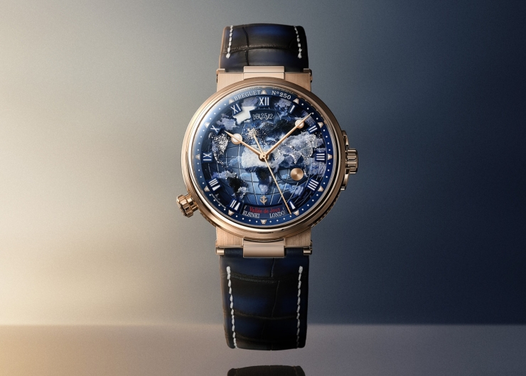 俯瞰夜裡燈火:寶璣250周年紀念腕錶第五章, Marine Hora Mundi 5555腕錶