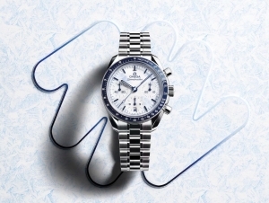 OMEGA發表Speedmaster 38mm Milano Cortina 2026冬奧特別版，以冰藍設計詮釋運動與時間之美