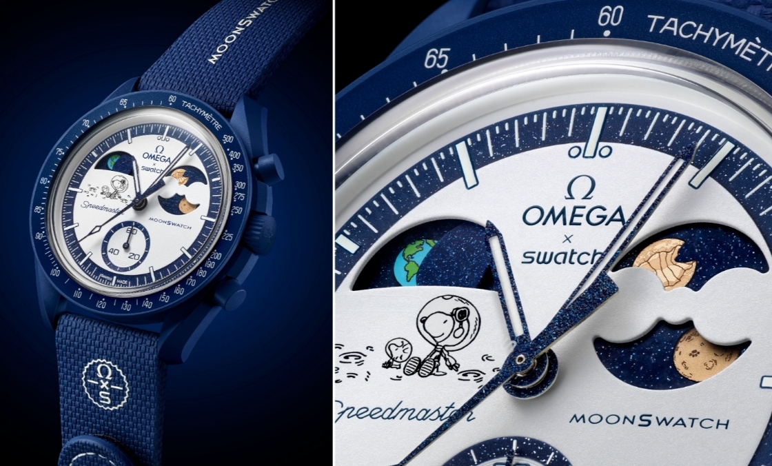 SWATCH - BIOCERAMIC - SO33N704L - 月亮被咬了一口？Mission To Earthphase – Moonshine Gold「海狸月」版本11月限定發售