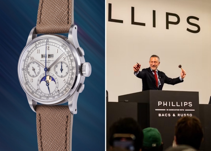 不鏽鋼聖盃再現｜Patek Philippe Ref. 1518以5.5億台幣成交，改寫百達翡麗古董腕錶拍賣紀錄