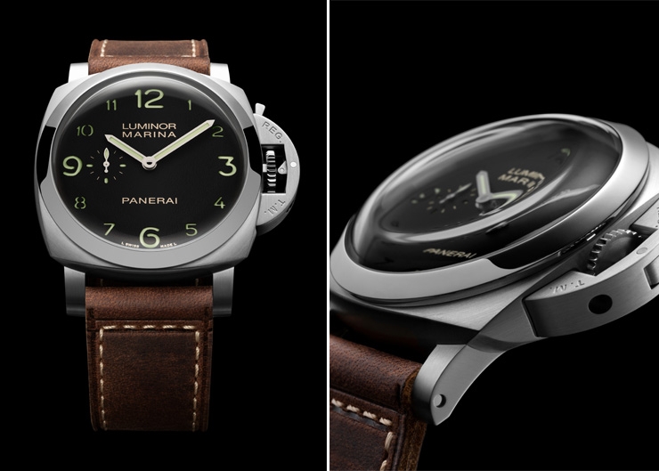 古早味圓弧錶鏡！軍用儀錶復古魅力全開｜Panerai Luminor Marina腕錶-PAM01759