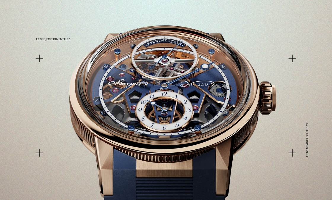 BREGUET - MARINE - E001BH/S9/5ZV - Breguet  Experimentale 1：以 10 赫茲磁力擒縱陀飛輪開啟未來製錶新篇章