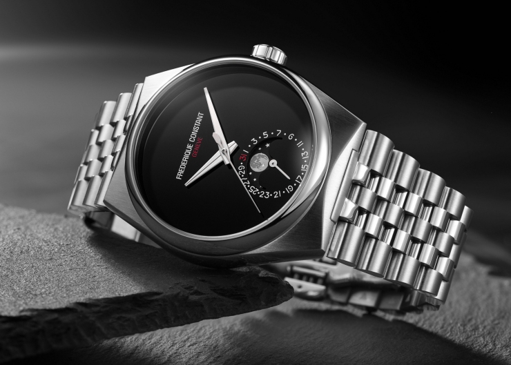 康斯登 Highlife 系列首款月相腕錶，Onyx Moon 展現純黑美學