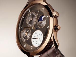 玫瑰金棕面，Hermès Slim d’Hermès Quantième Perpétuel萬年曆腕錶延伸新作亮相