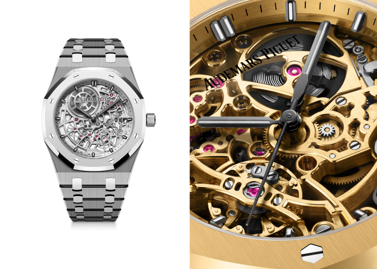 AP愛彼的同色系機械美學：Royal Oak皇家橡樹熱門鏤空款式新作登場