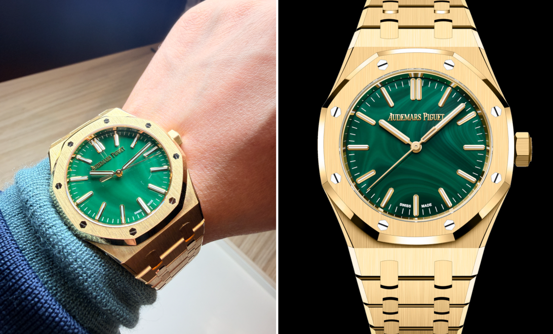 AUDEMARS PIGUET - ROYAL OAK - 15553BA.OO.1356BA.04 - AP愛彼黃金綠面皇家橡樹登場，2026年備受矚目的熱門新作