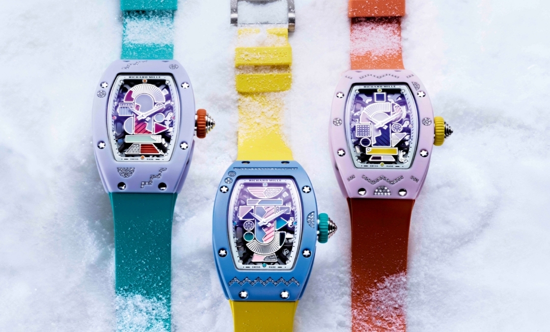 RICHARD MILLE - WOMEN - RM 07-01 - 寶石鑲彩，陶瓷織色｜2026年RM 07-01彩色陶瓷系列絢爛謝幕