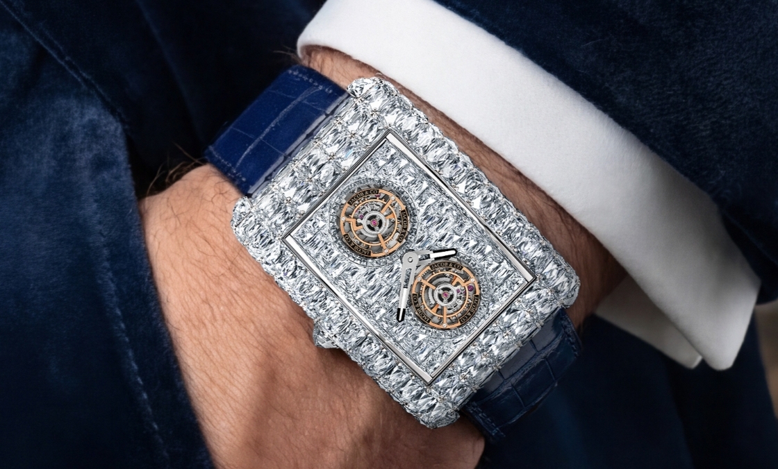 JACOB & CO. - HIGH JEWELRY MASTERPIECES - BL140.30.BD.AC.A - 火光進化，全球首見Angel Cut專利鑽石車工｜Jacob & Co. Billionaire雙飛行陀飛輪腕錶