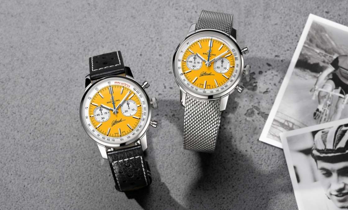 BREITLING - TOP TIME - AB01762C1I1X1 - 百年靈 Top Time B01 Eddy Merckx 限量版：向自行車傳奇致敬