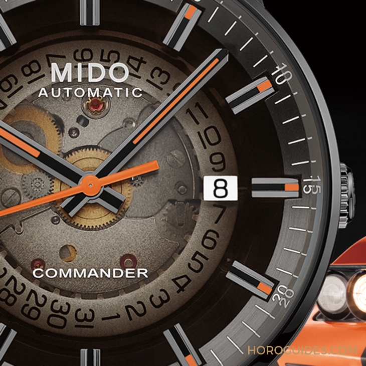 MIDO - COMMANDER - M021.407.37.411.00 - 機械美學的前衛之作｜MIDO Commander Gradient漸層80小時腕錶