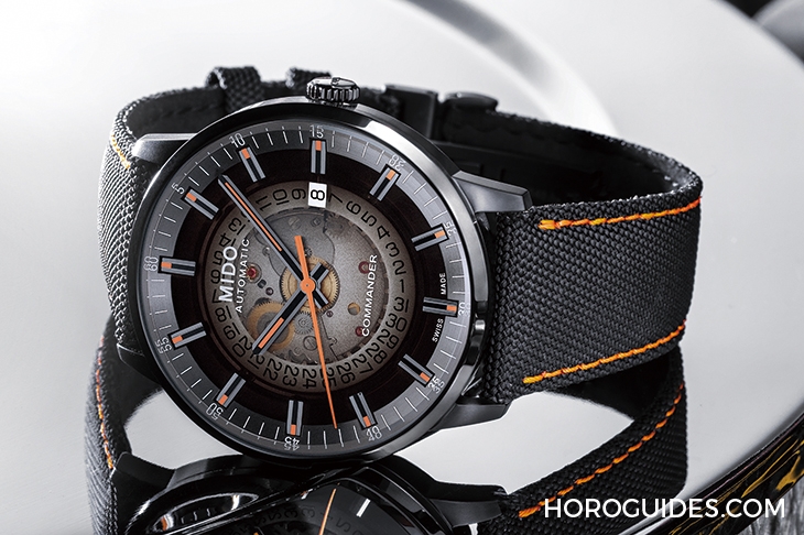 MIDO - COMMANDER - M021.407.37.411.00 - 機械美學的前衛之作｜MIDO Commander Gradient漸層80小時腕錶