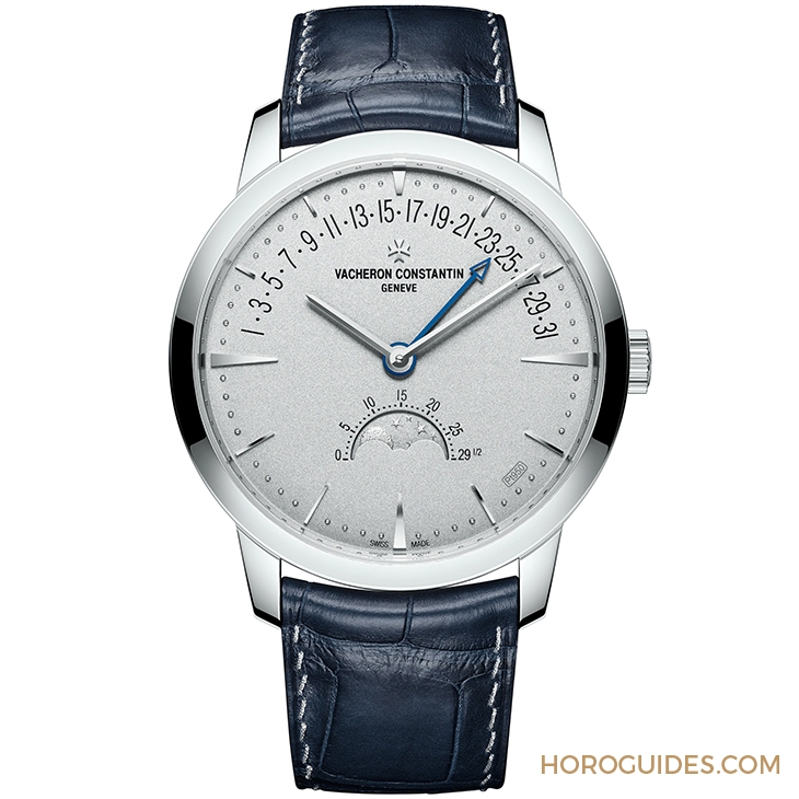 VACHERON CONSTANTIN - PATRIMONY - 4010U/000P-B545 - 鉑金珍藏系列再添新作|江詩丹頓Patrimony月相和逆跳日期腕錶