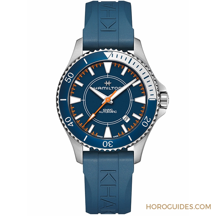 HAMILTON - KHAKI NAVY - H82385340 - 以無碳高速艇為靈感,Hamilton卡其海軍系列Scuba腕錶特別版