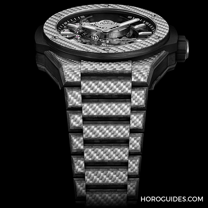 HUBLOT - BIG BANG - 455.YS.0170.YS - HUBLOT BIG BANG陀飛輪全碳纖維鍊帶腕錶 材質大師的輕量化傑作