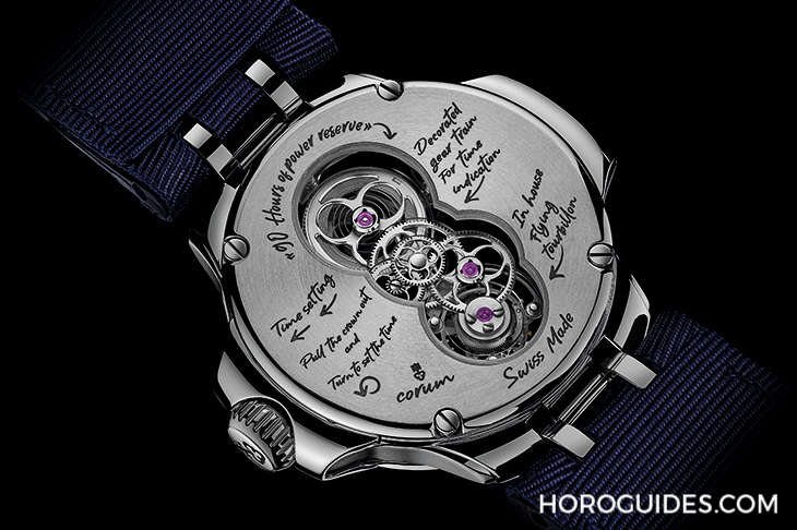 CORUM - HERITAGE - Z374/04426 - 在繁星點點之境看見時間經過的痕跡,CORUM 概念腕錶