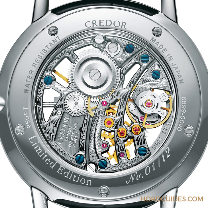 SEIKO - CREDOR - GBBD945 - CREDOR 50週年壓軸限量款:「金羽UTD鏤空腕錶」極致登場