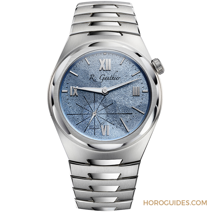 ROMAIN GAUTHIER - C by Romain Gauthier - MON00555 - C by Romain Gauthier推出冰藍面鉑金鍊帶新作,再現極致工藝之美