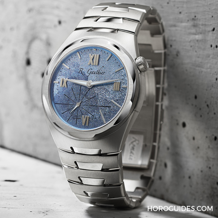 ROMAIN GAUTHIER - C by Romain Gauthier - MON00555 - C by Romain Gauthier推出冰藍面鉑金鍊帶新作,再現極致工藝之美