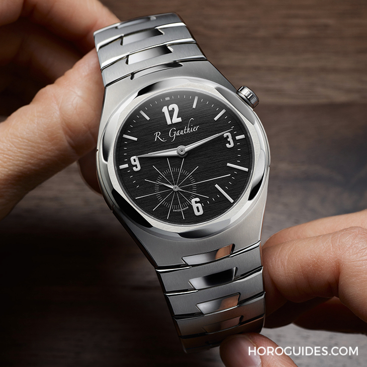 ROMAIN GAUTHIER - C by Romain Gauthier - MON00582 - 黑色面盤款全新亮相|ROMAIN GAUTHIER C by Romain Gauthier 鈦金屬鍊帶腕錶