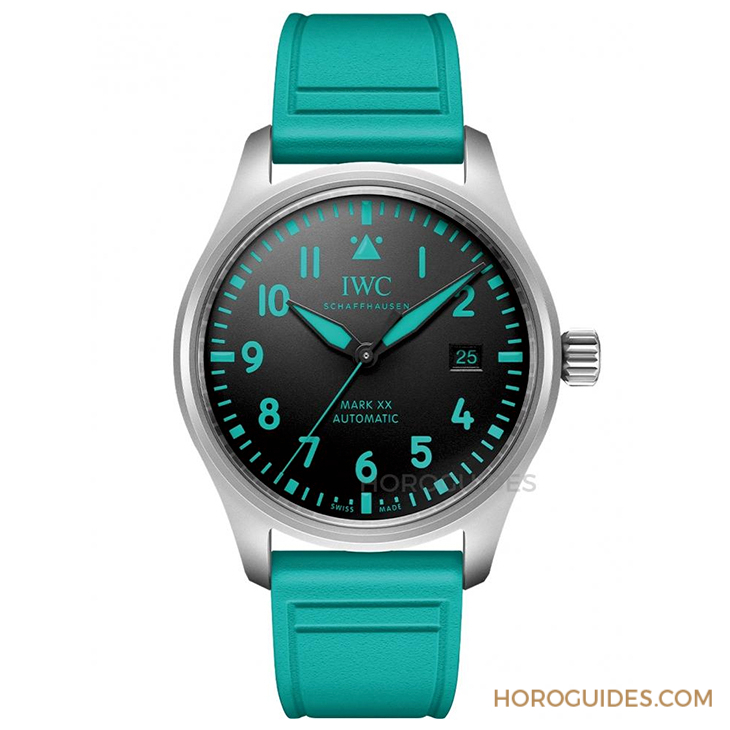 IWC - PILOT - IW328210 - 馬石油綠再入錶!IWC攜手Mercedes-AMG Petronas F1車隊再推Mark XX特別版