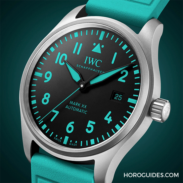 IWC - PILOT - IW328210 - 馬石油綠再入錶!IWC攜手Mercedes-AMG Petronas F1車隊再推Mark XX特別版