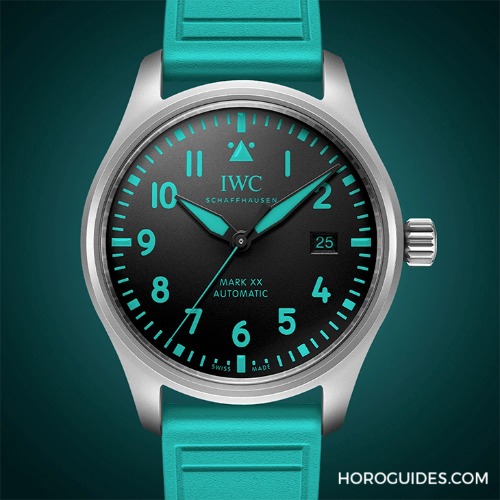IWC - PILOT - IW328210 - 馬石油綠再入錶!IWC攜手Mercedes-AMG Petronas F1車隊再推Mark XX特別版